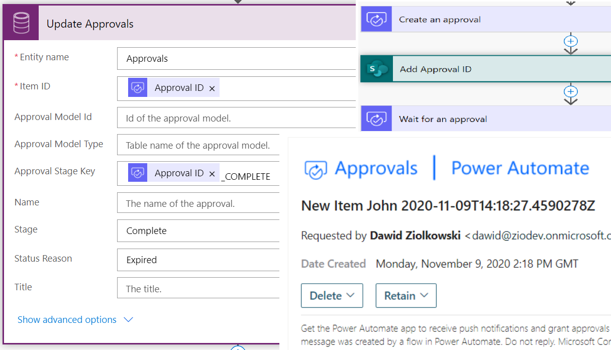 Timeout in Power Automate Approval